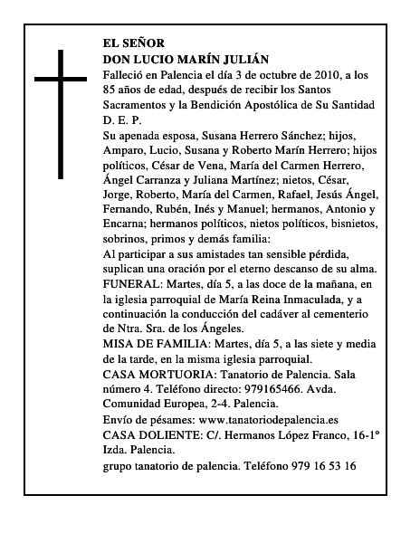 Don Lucio Marín Julián
