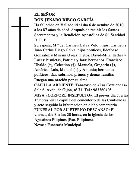 DON JENARO DIEGO GARCIA