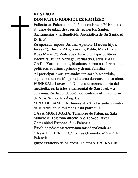 Don Pablo Rodríguez Ramírez