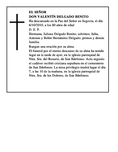 Don Valentín Delgado Benito