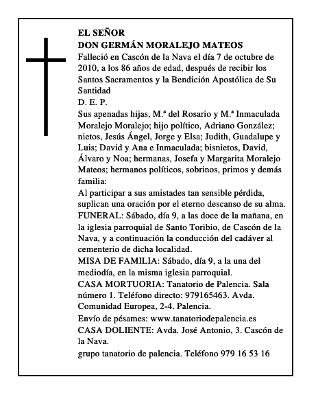 Don Germán Moralejo Mateos