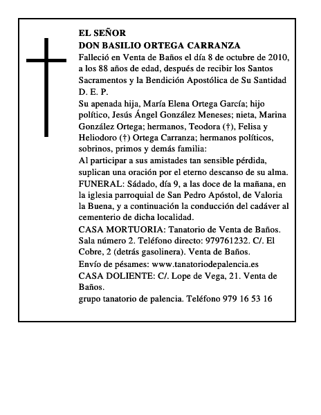 Don Basilio Ortega Carranza
