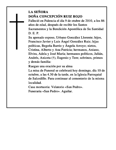 Doña Concepción Ruiz Rojo