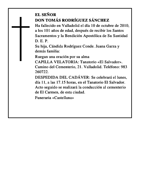 Don Tomás Rodríguez Sánchez