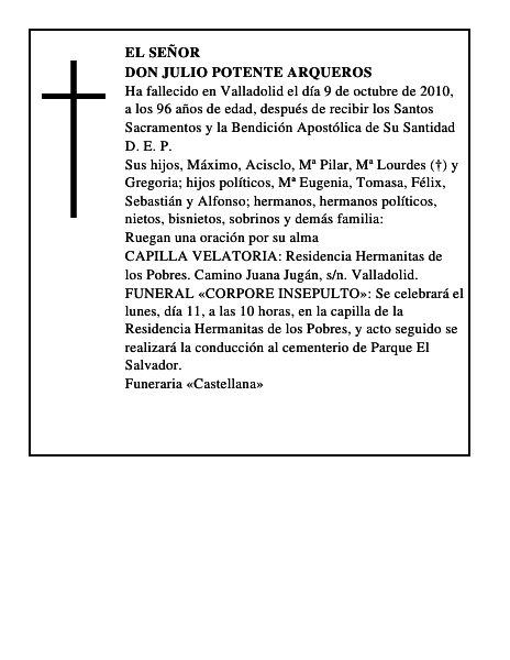 Don Julio Potente Arqueros
