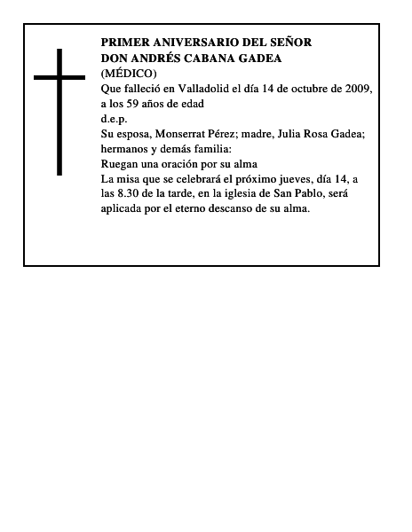 Don Andrés Cabana Gadea