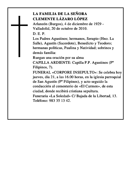 Clemente Lázaro López