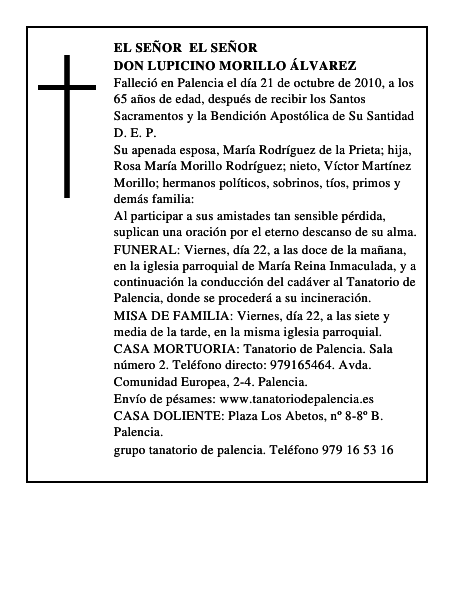 Don Lupicino Morillo Álvarez