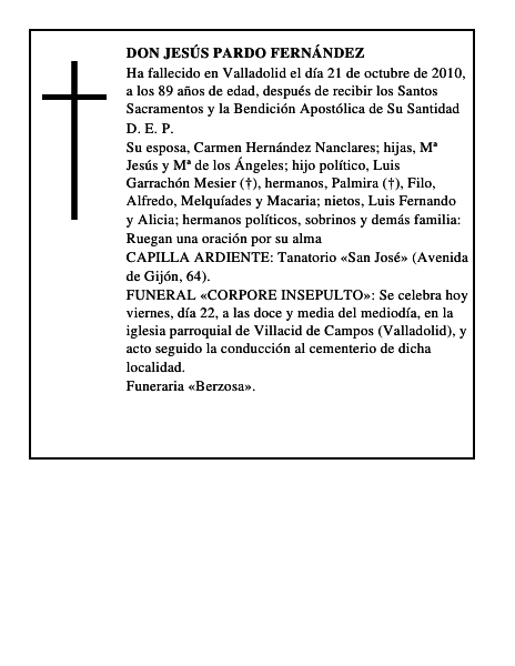 Don Jesús Pardo Fernández