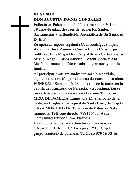 Don Agustín Bocos González