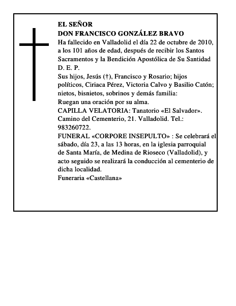 Don Francisco González Bravo