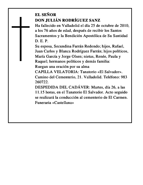 Don Julián Rodríguez Sanz