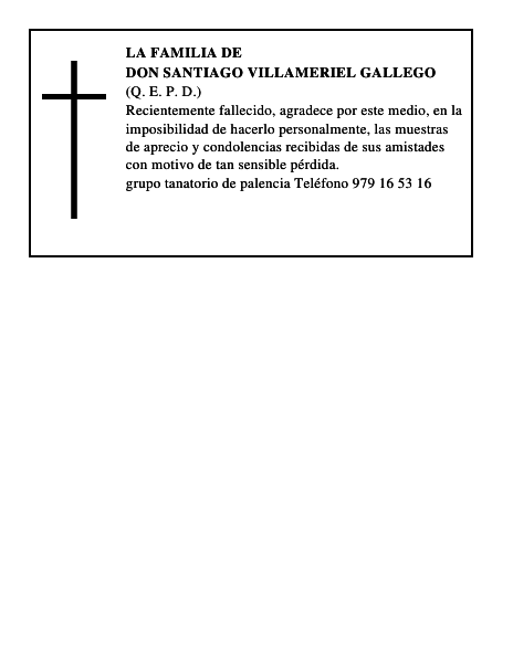 Don Santiago Villameriel Gallego
