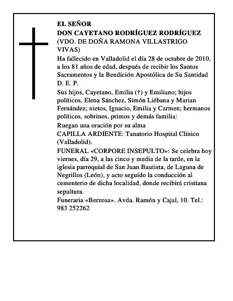 Don Cayetano Rodríguez Rodríguez