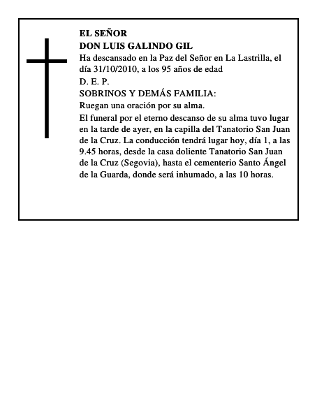 Don Luis Galindo Gil