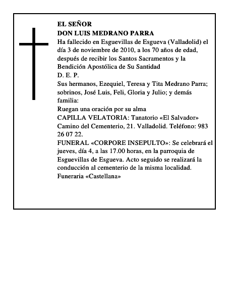 Don Luis Medrano Parra