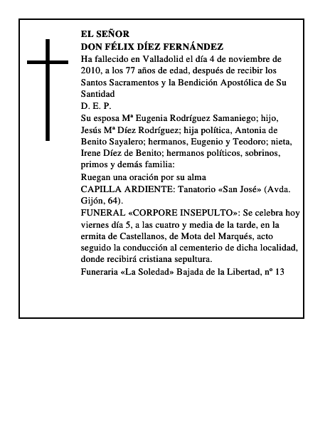 Don Félix Díez Fernández