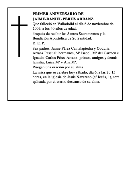 Jaime-Daniel Pérez Arranz