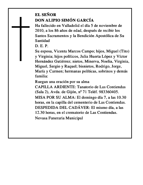 Don Alipio Simón García