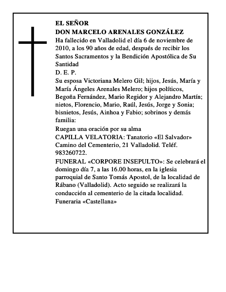 Don Marcelo Arenales González