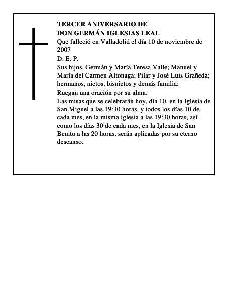 Don Germán Iglesias Leal