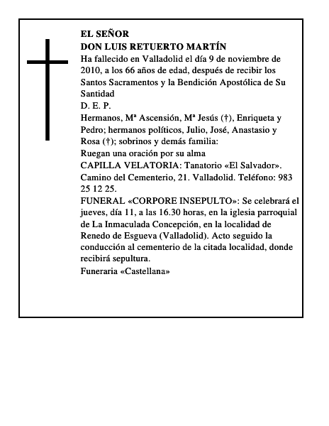 Don Luis Retuerto Martín