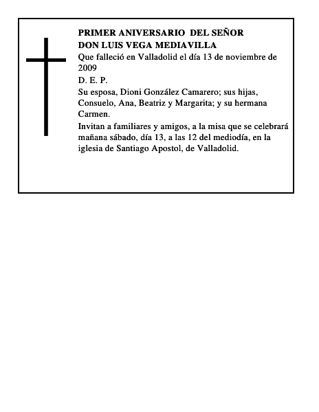 Don Luis Vega Mediavilla