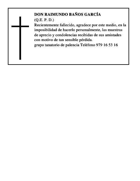 Don Raimundo Baños García