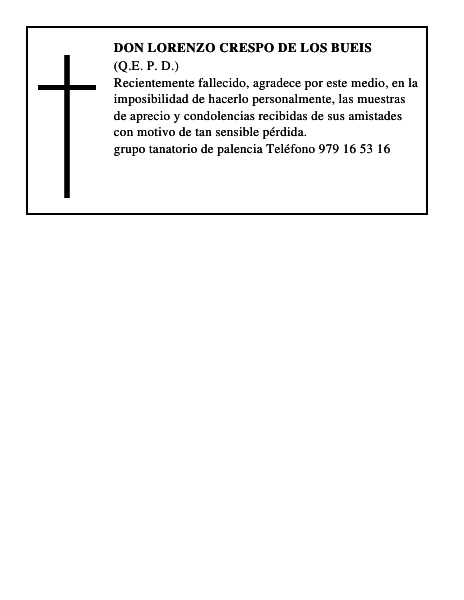 Don Lorenzo Crespo de los Bueis