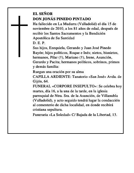 Don Jonás Pinedo Pintado