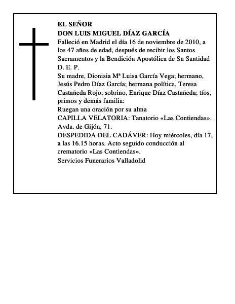 Don Luis Miguel Díaz García