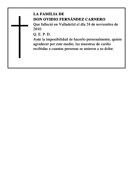 Don Ovidio Fernández Carnero