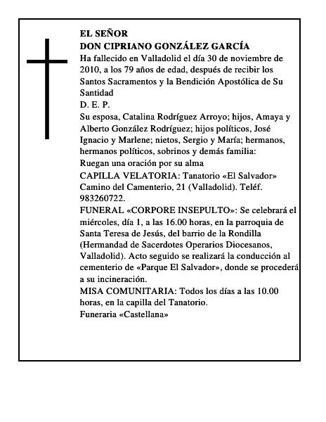Don Cipriano González García