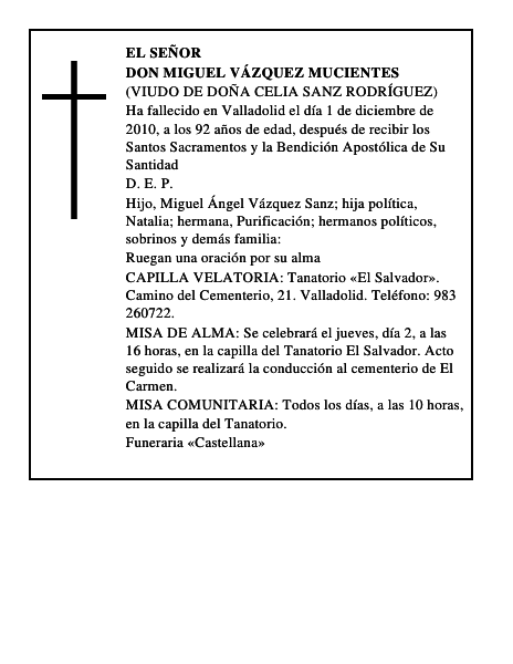 Don Miguel Vázquez Mucientes