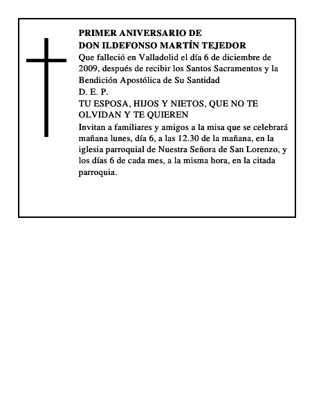 Don Ildefonso Martín Tejedor