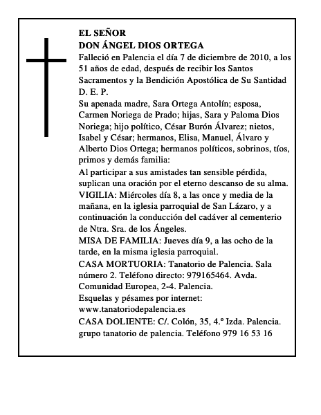 Don Ángel Dios Ortega