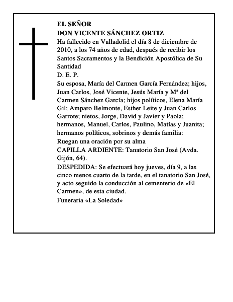 Don Vicente Sánchez Ortiz