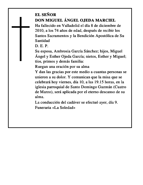 Don Miguel Ángel Ojeda Marciel
