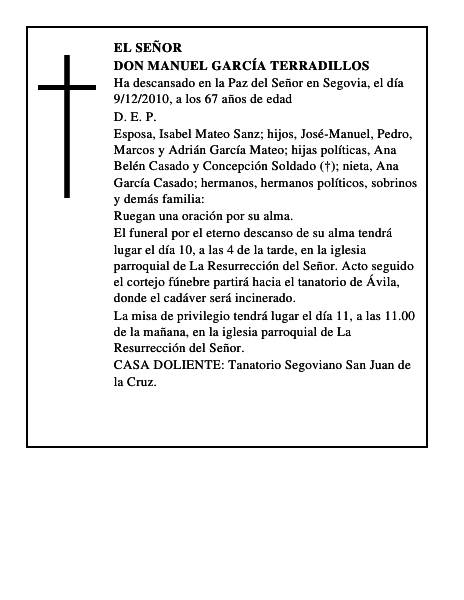 Don Manuel García Terradillos