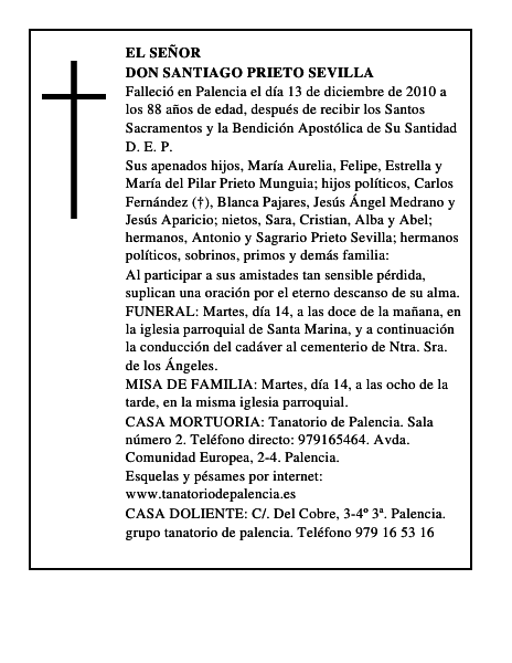 Don Santiago Prieto Sevilla