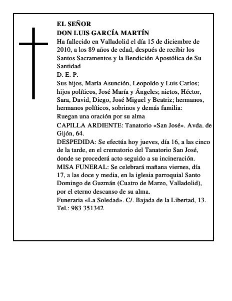 Don Luis García Martín