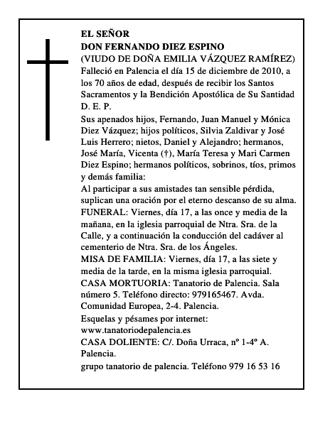 Don Fernando Diez Espino