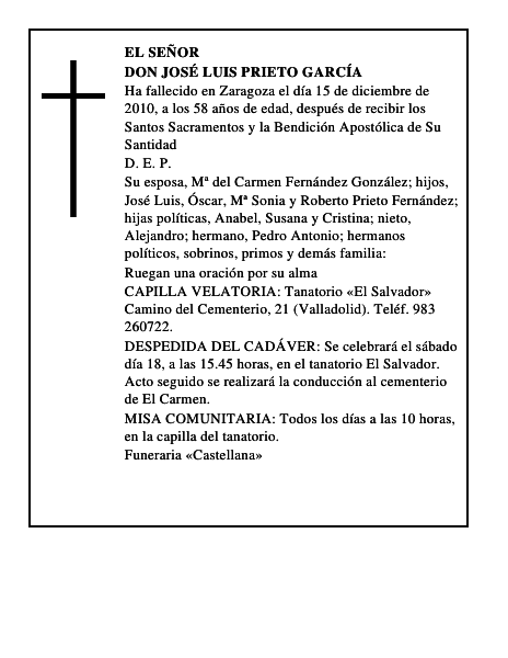 Don José Luis Prieto García