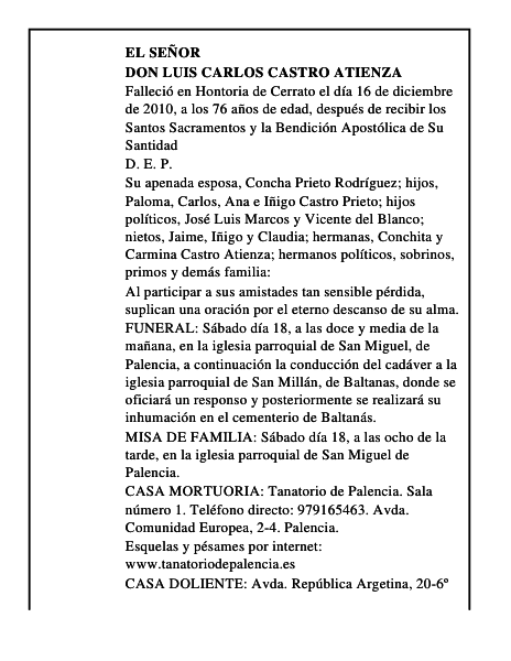 Don Luis Carlos Castro Atienza