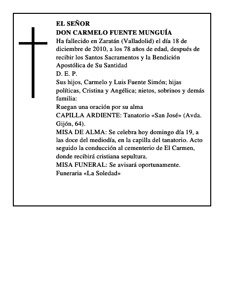 Don Carmelo Fuente Munguía