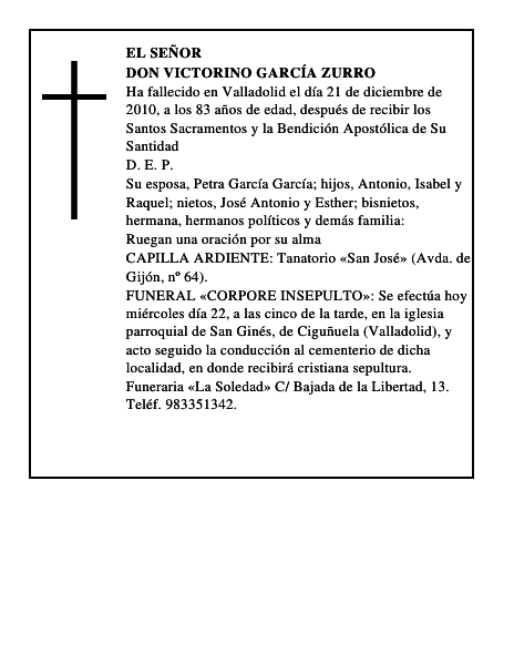 Don Victorino García Zurro