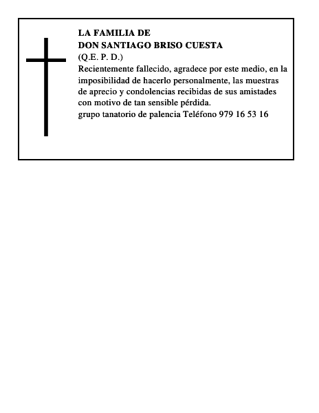 Don Santiago Briso Cuesta