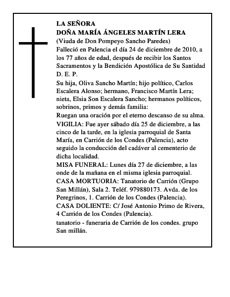 Doña María Ángeles Martín Lera