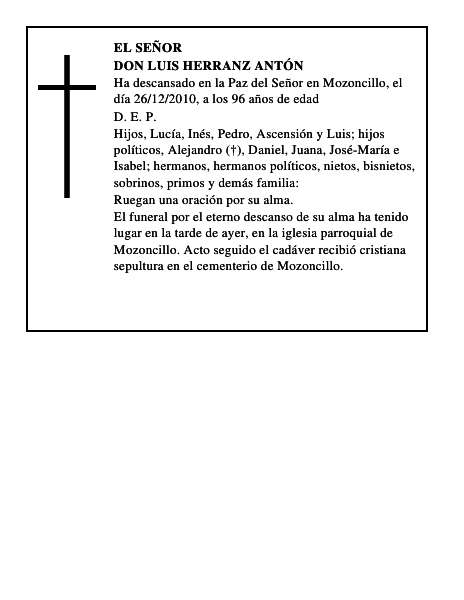 Don Luis Herranz Antón