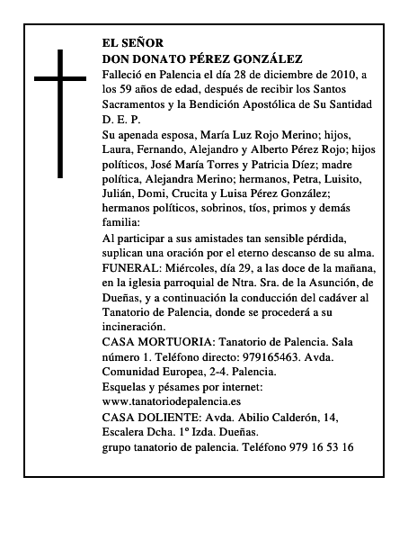 Don Donato Pérez González